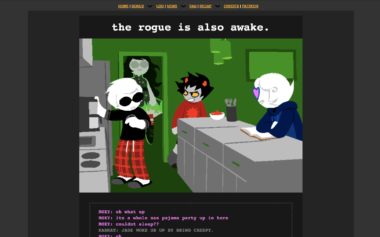 Homestuck Night Theme Preview image 0