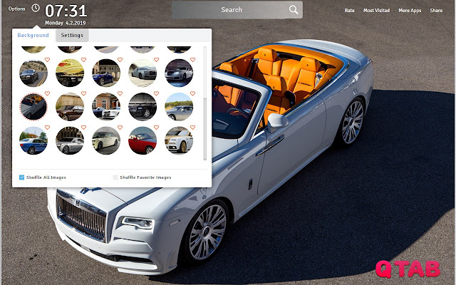 Rolls Royce Wallpapers FullHD New Tab