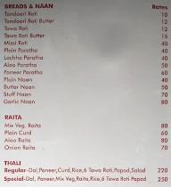 Rajwada Roof Top Restaurant menu 4