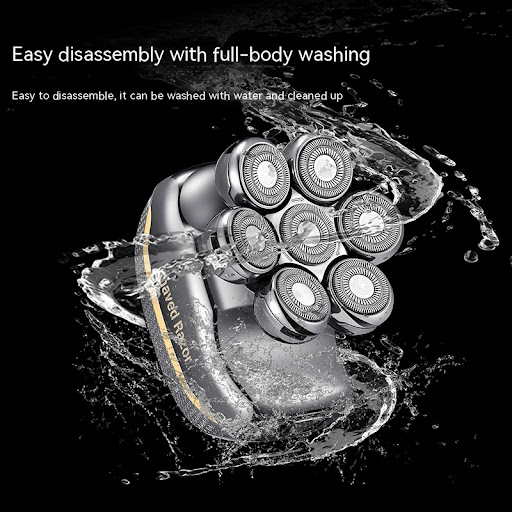 Title 4, Electric Shaver Hair Clipper Seven Cutter Head ...