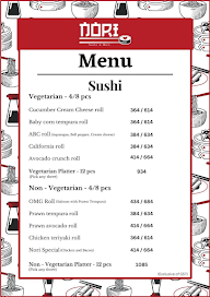 Nori - Sushi & More menu 1