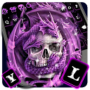 Herunterladen Purple Skull Keyboard Installieren Sie Neueste APK Downloader