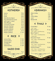 Dakshin Masala menu 1