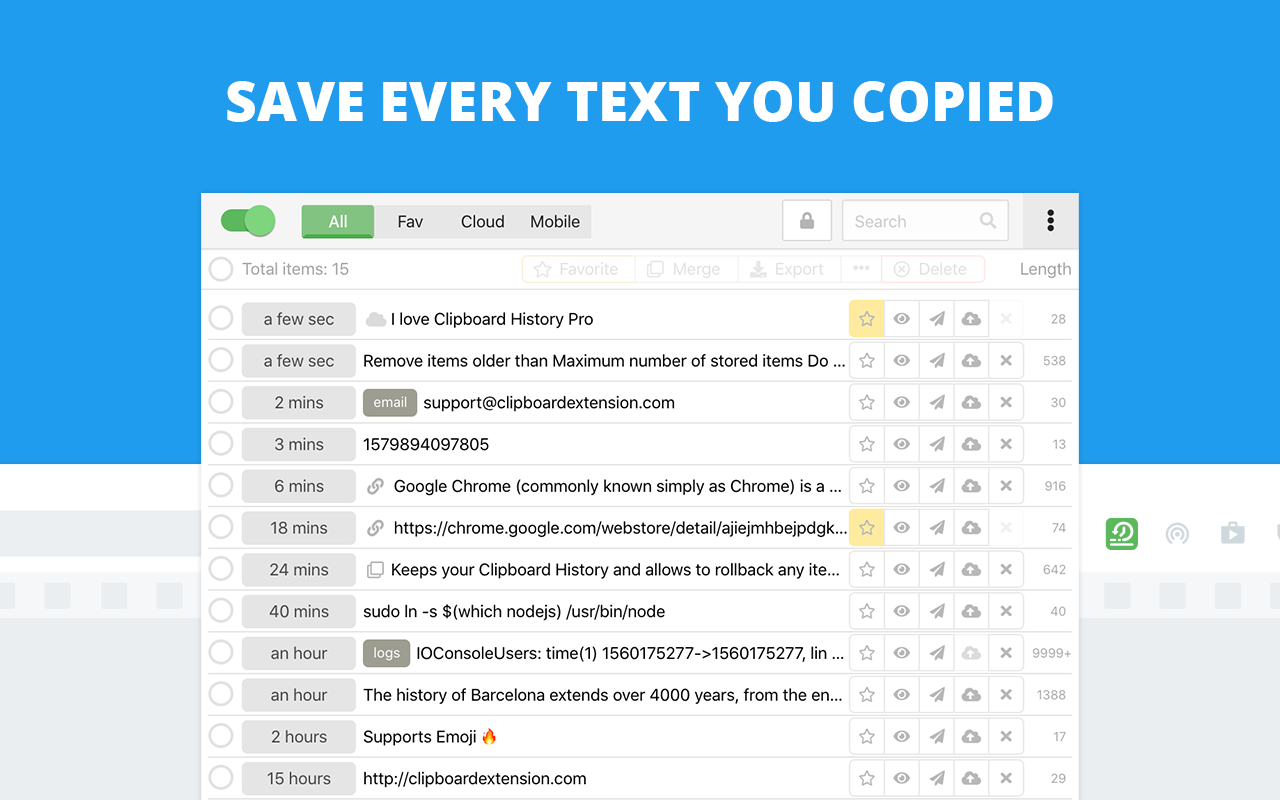 Clipboard History Pro: best productivity tool Preview image 3