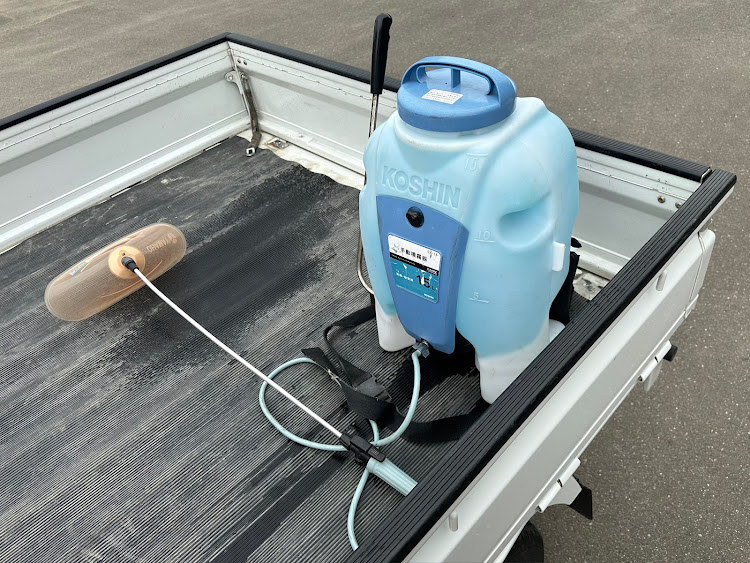 アクアのキャリイ・田んぼパトロール・除草剤散布・三平食堂・リヤフォグランプに関するカスタム事例の投稿画像3枚目