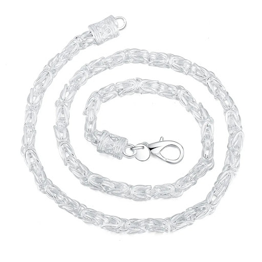 Title 4, Mens Fashion Casual Silver Plated Dragon Head ...