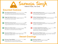 Samosa Singh menu 1