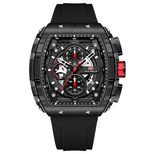 Title 2, Outdoor Style Tonneau Mens Watch waterproof. R...