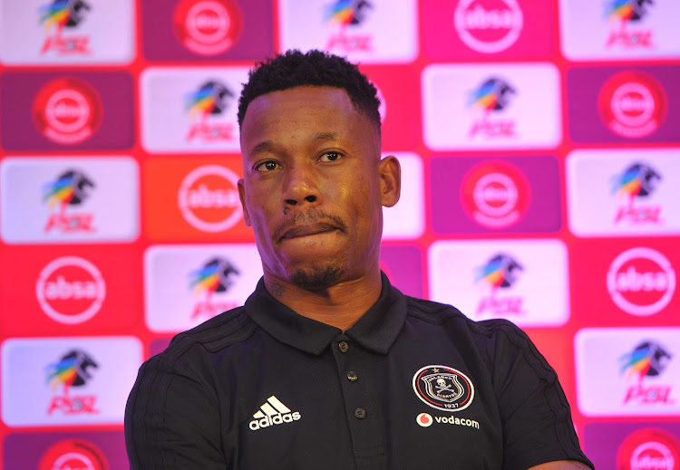 Orlando Pirates captain Happy Jele.