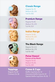 Ice Cream Works menu 1