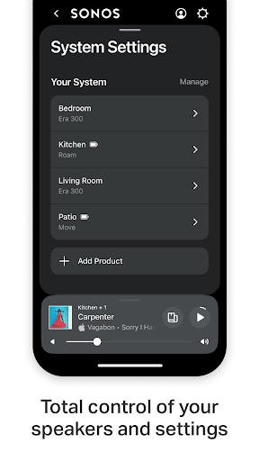 Screenshot Sonos