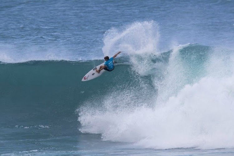 J-Bay's Matt McGillivray in action at Sunset Beach, Oahu, Hawaii on Sunday