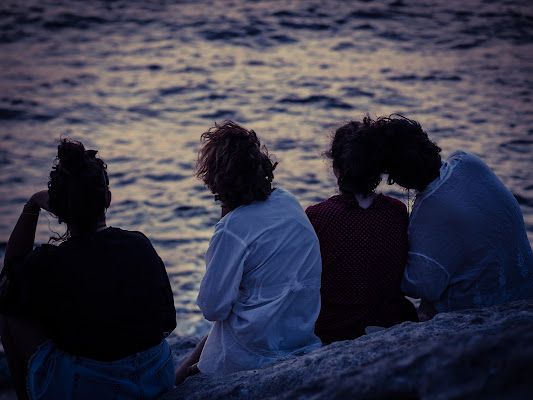 Guardando il mare di boomerang