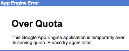 App Engine Error