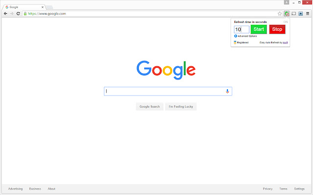 Easy Auto Refresh chrome extension