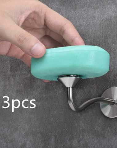Jabonera magnética para baño, tipo - 1