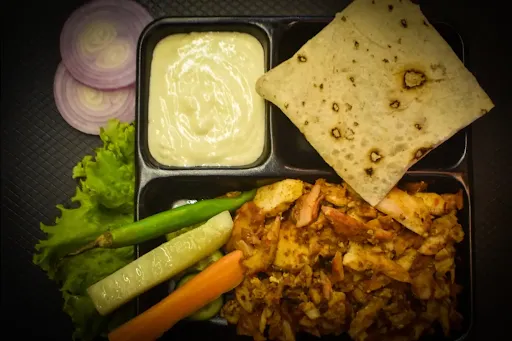 Rumali Chicken Whole Meat Plate Shawarma