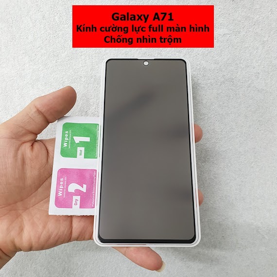 Kính Cường Lực Chống Nhìn Trộm Galaxy A71, A72, A73