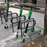 LIME scooters in Paris in Paris, France 