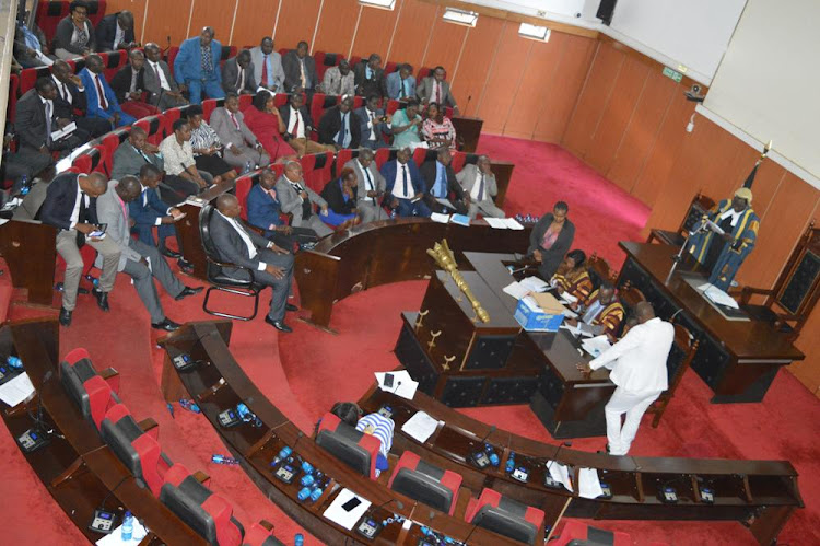 Kiambu county assembly in session