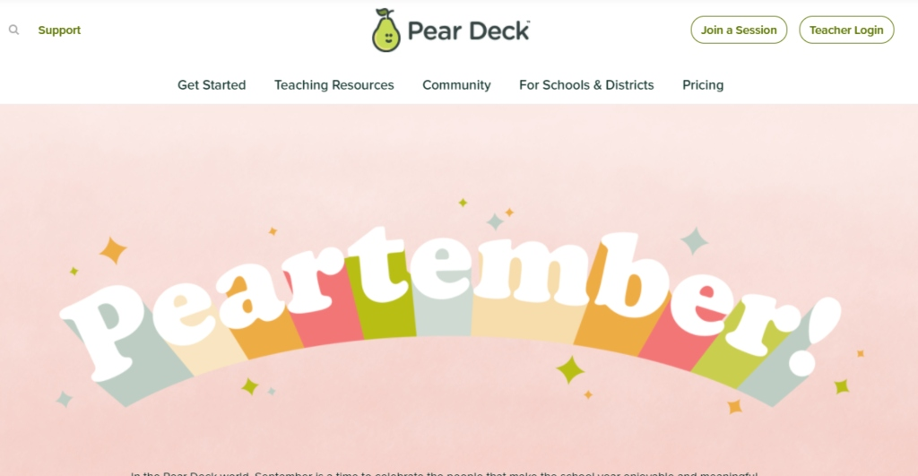 gamification tools - Pear Deck screenshot