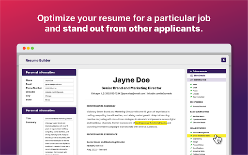 Jobalope Chrome Extension screenshot 5