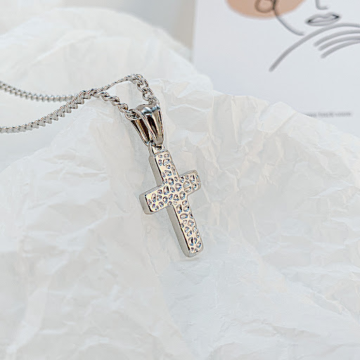 Title 8, Fashionable All-match Stainless Steel Pendant N...