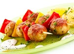 Teriyaki Chicken Meatball Kebabs was pinched from <a href="http://12tomatoes.com/2014/06/dinner-recipe-teriyaki-chicken-meatball-kebabs.html" target="_blank">12tomatoes.com.</a>