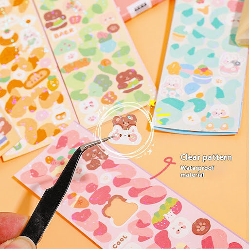 Title 1, Enchanting Laser-Cut PVC Stickers