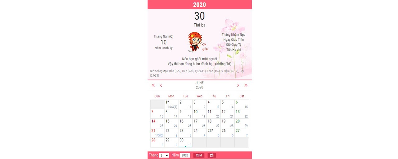 Vietnamese Calendar Preview image 2