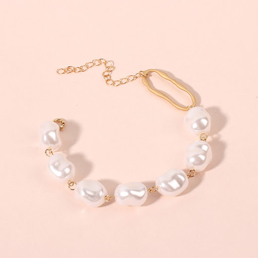 Title 4, Fashion Creative Irregular Pearl Bracelet Eleva...