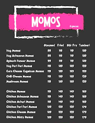 The Momo Factory menu 3