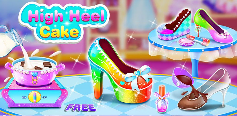 Fashion Shoe Comfy Cakes –High Heel Baking Salon