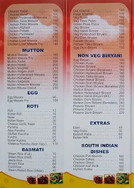 Hotel Ambika menu 2