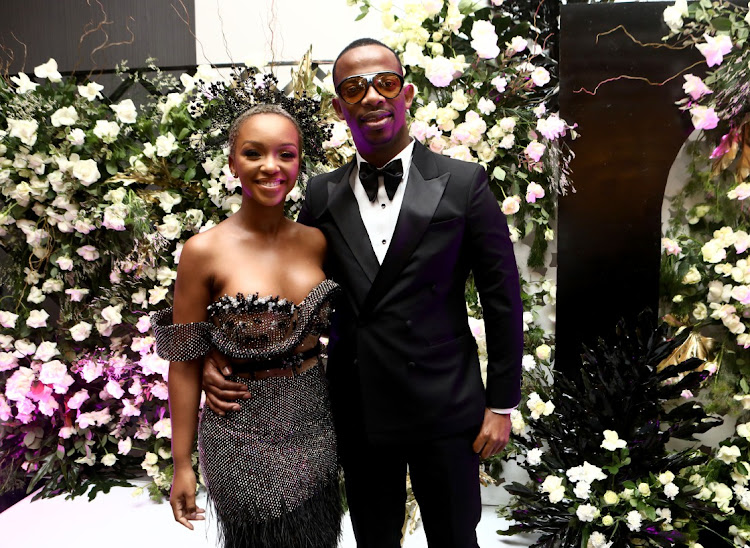 Nandi Madida and her husband Zakes Bantwini.