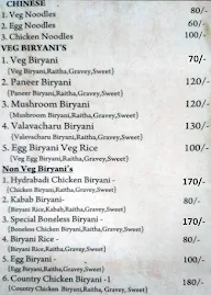 KOTI  Andhra Cuisine menu 3