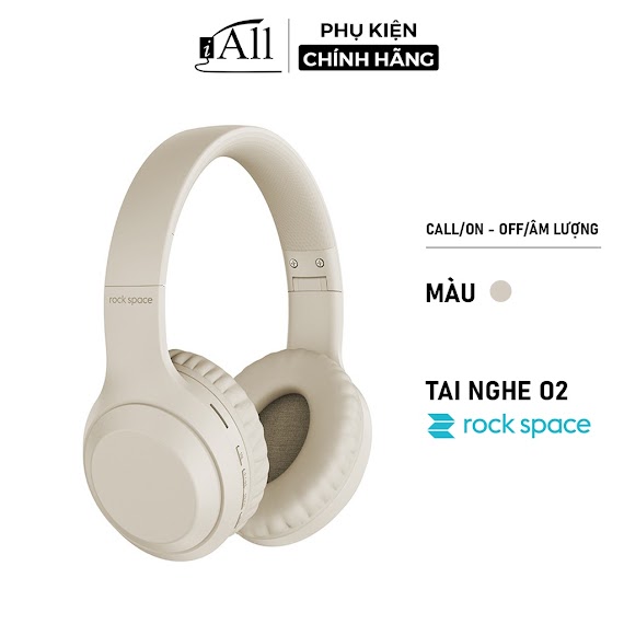 Tai Nghe Chụp Tai Bluetooth Headphone Chống Ồn Rockspace O2 Chơi Game, Nghe Nhạc - Iall Store