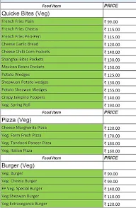 The Foodish Point menu 1