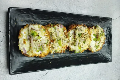 Veg Cheese Garlic Bread [4 Pieces]