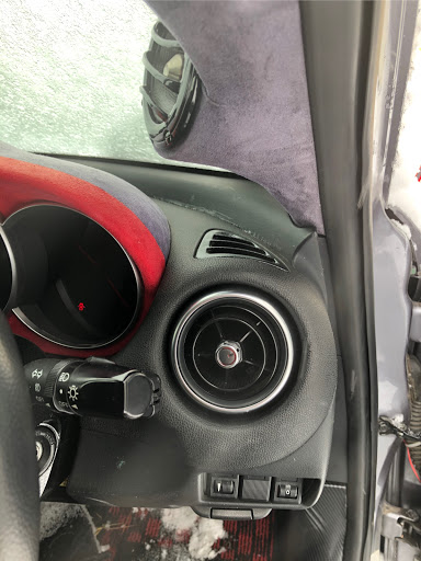 RX-8用　エアコンルーバー 2個セット ブラックレッド RX-8のエアコンルーバー交換に関するカスタム事例｜車のカスタム情報は