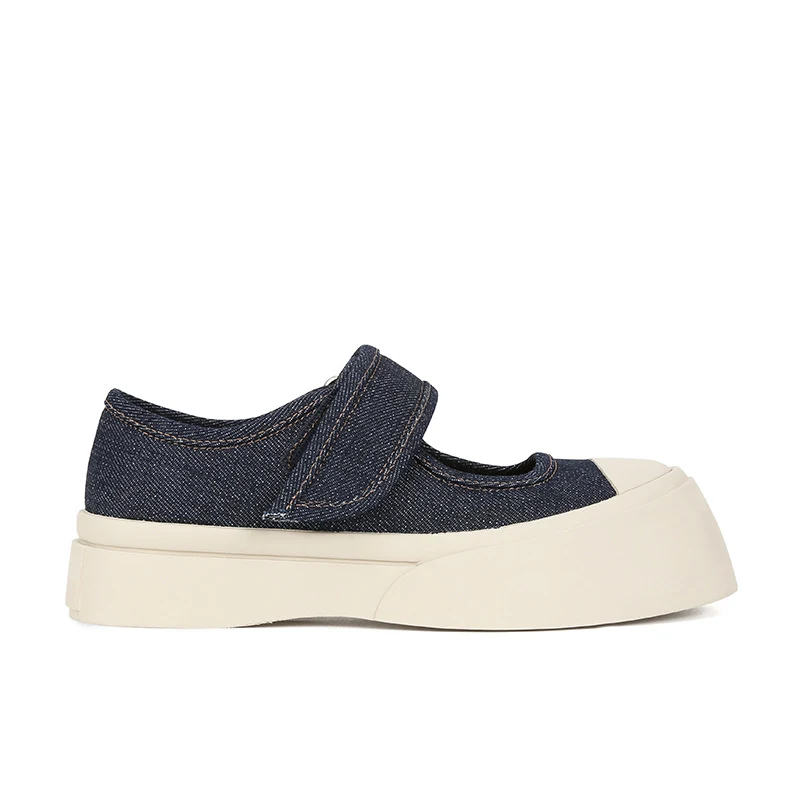 Title 6, Chaussures Mary Jane à plateforme et velcro pou...