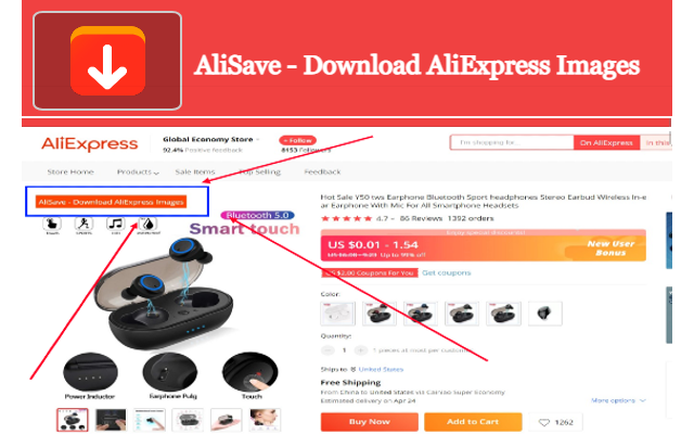 AliSave - Download AliExpress Images Preview image 4