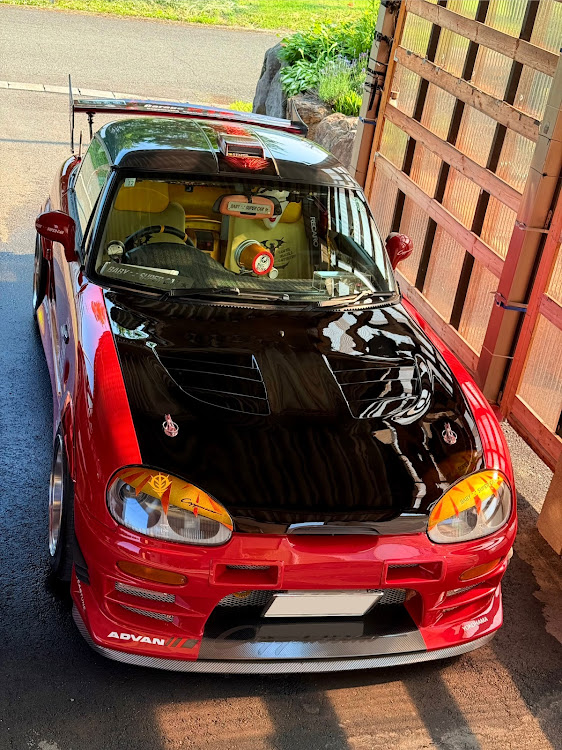 カプチーノの北海道クラシックカーミーティングinふらの・斜め45度後方の美学・BABY -_- SUPERCAR☆・山本改に関するカスタム事例の投稿画像34枚目