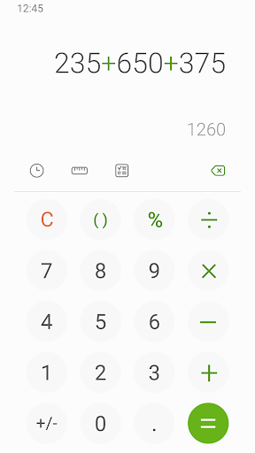 Samsung Calculator screenshot #0