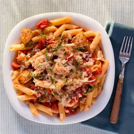 Chicken Arrabbiata Pasta Penne ( Red Sauce)