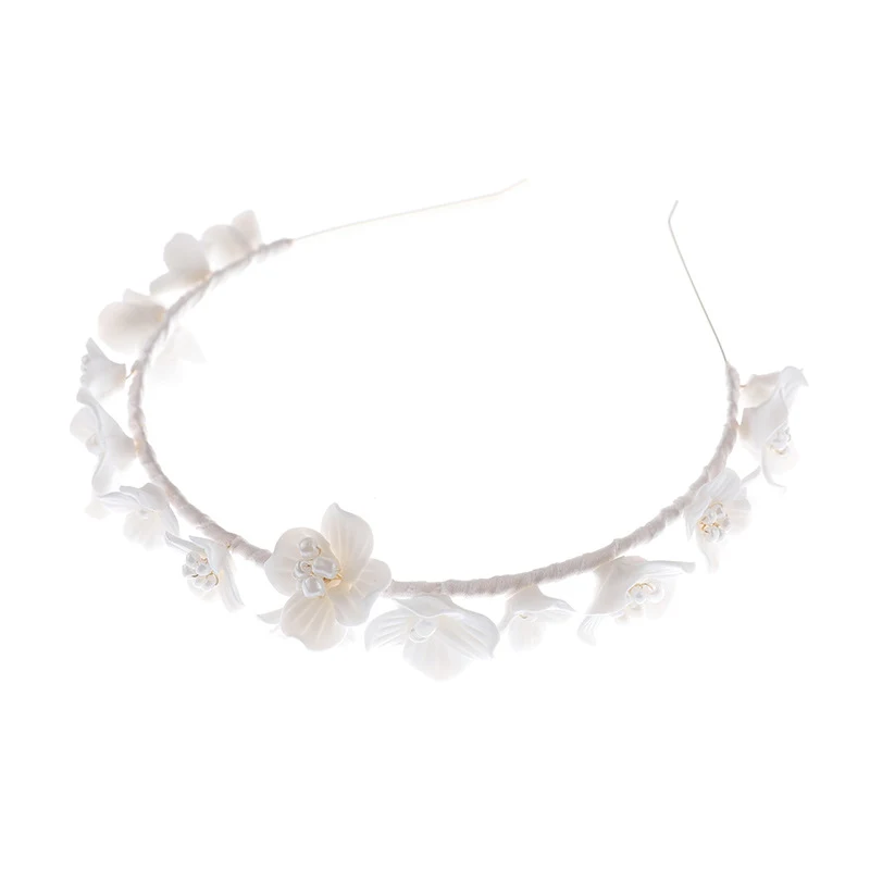Title 2, Haarband met keramische cameliabloem voor dames...