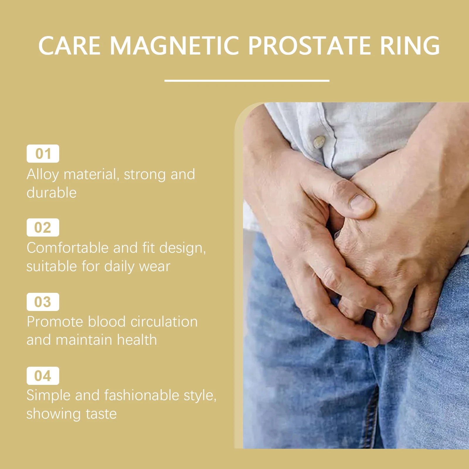 Title 5, Anneau Magnétique pour la Prostate Calme et Amé...