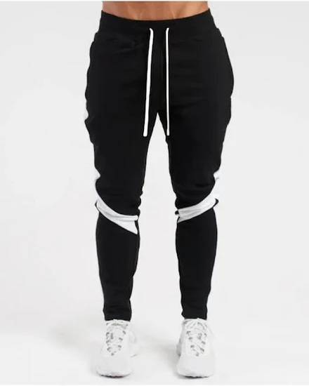 Men's Fashionable Sports And Fitness Jogger Pants New Men... - 3