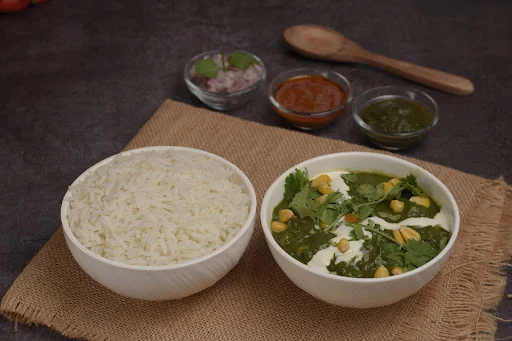 Corn Palak Chawal Bowl