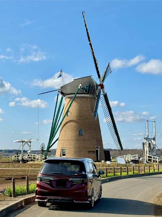 オデッセイの千葉遠征・佐倉ふるさと広場・オランダ風車はちょいと早かった・お花見は５分圏内？・次はナイトドライブデートに関するカスタム事例の投稿画像4枚目